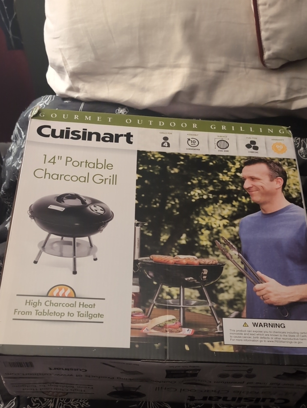14" Portable Charcoal Grill